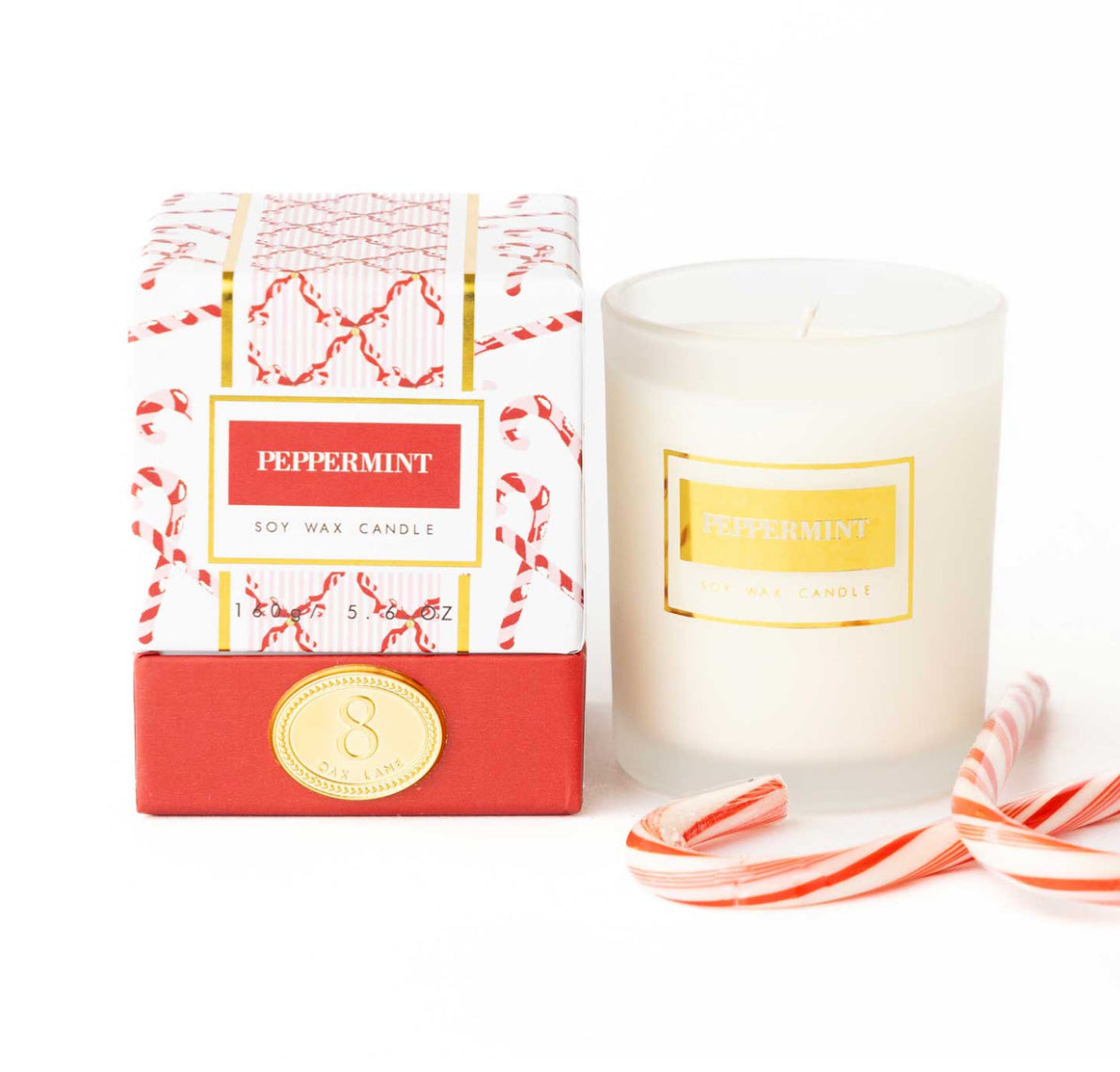 Peppermint candle 5.6 oz