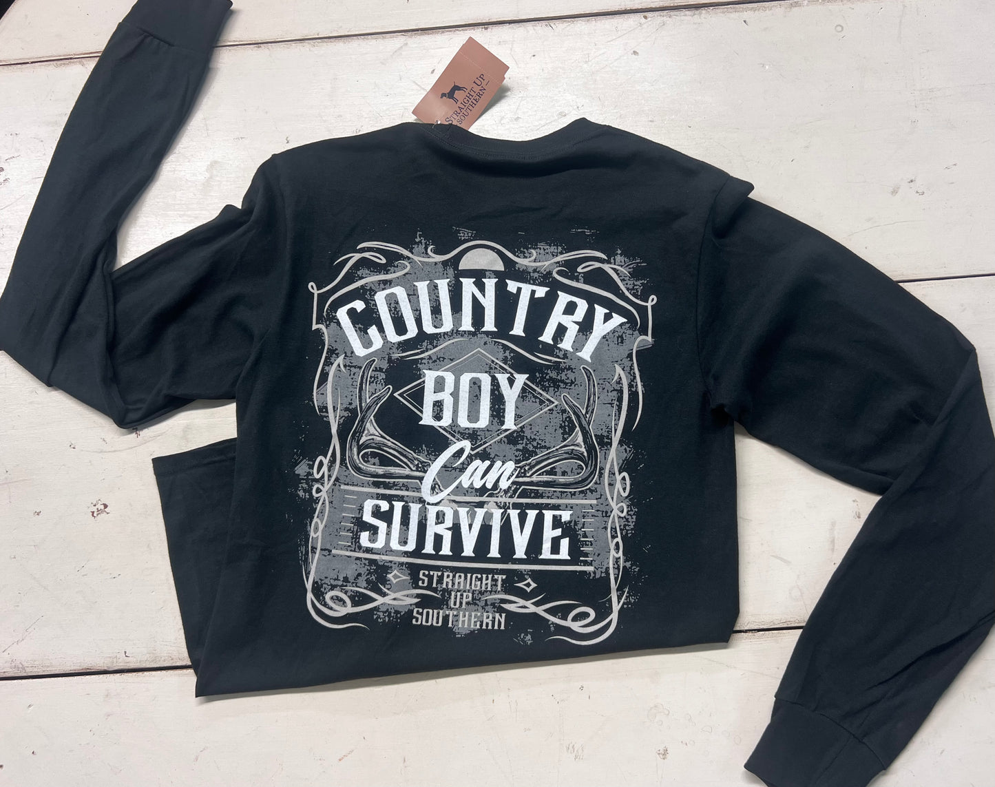 Country Boy Can survive long Sleeve
