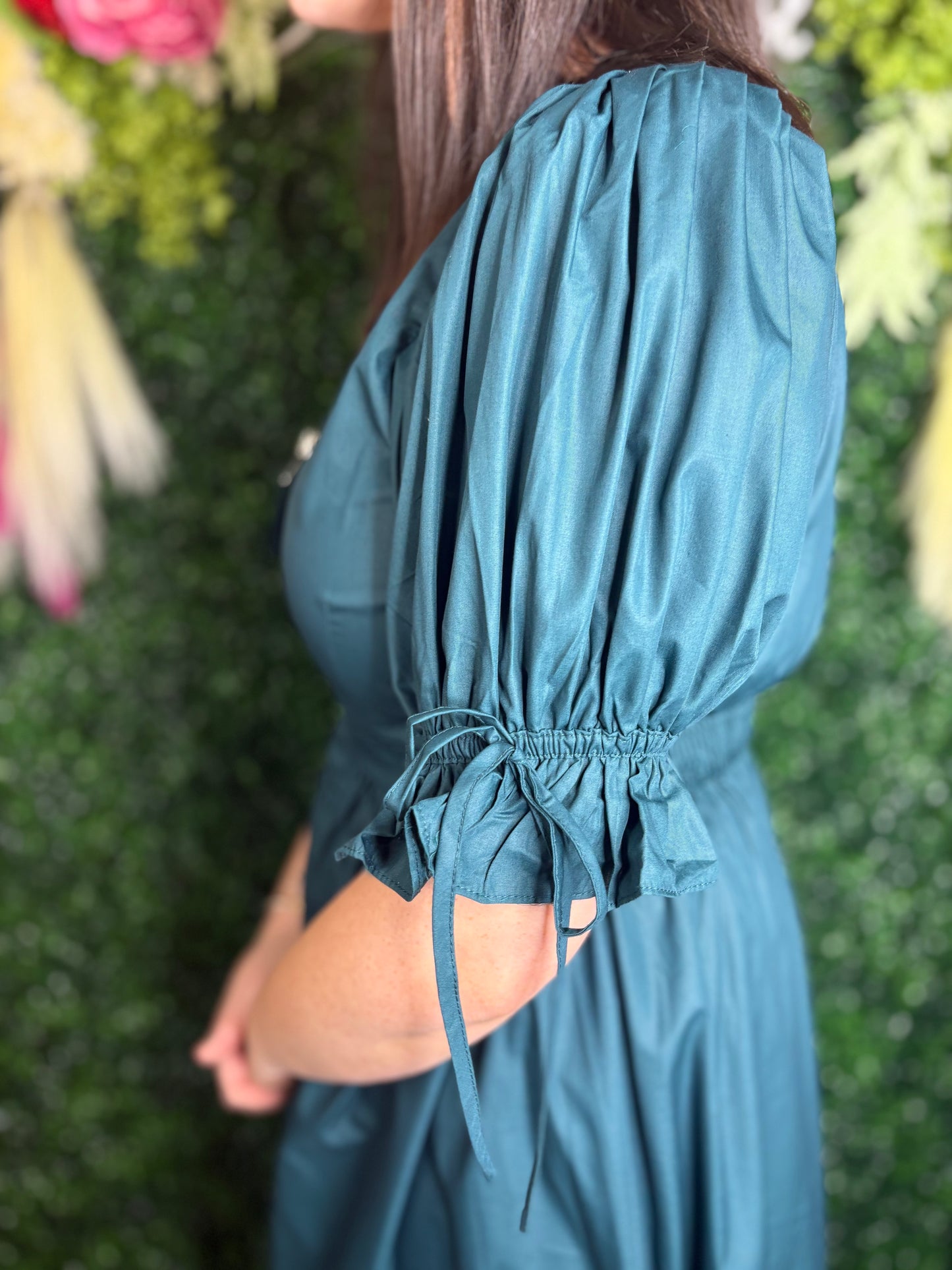 The Teal way dress