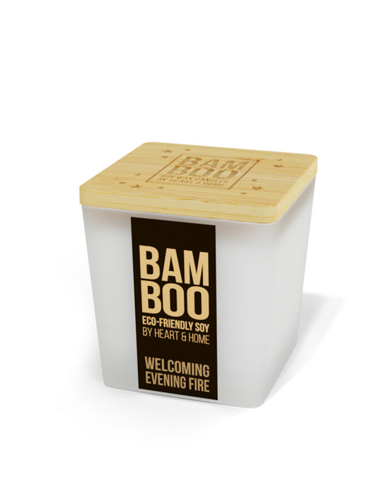 Welcoming Evening Fire | Bamboo Candle Small