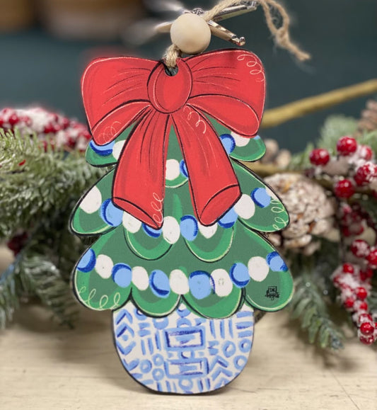 Chinoiserie Tree Ornament
