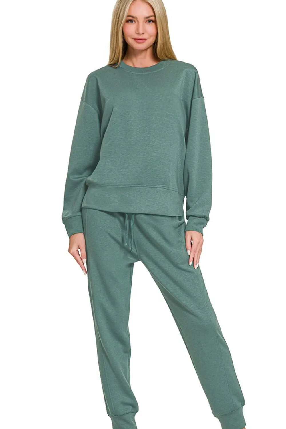 Scuba crewneck pullover and joggers 2 peice set