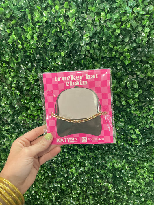 Gold Cable Hat Chain