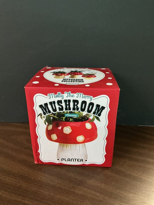 Molly The Merry Mushroom Planter