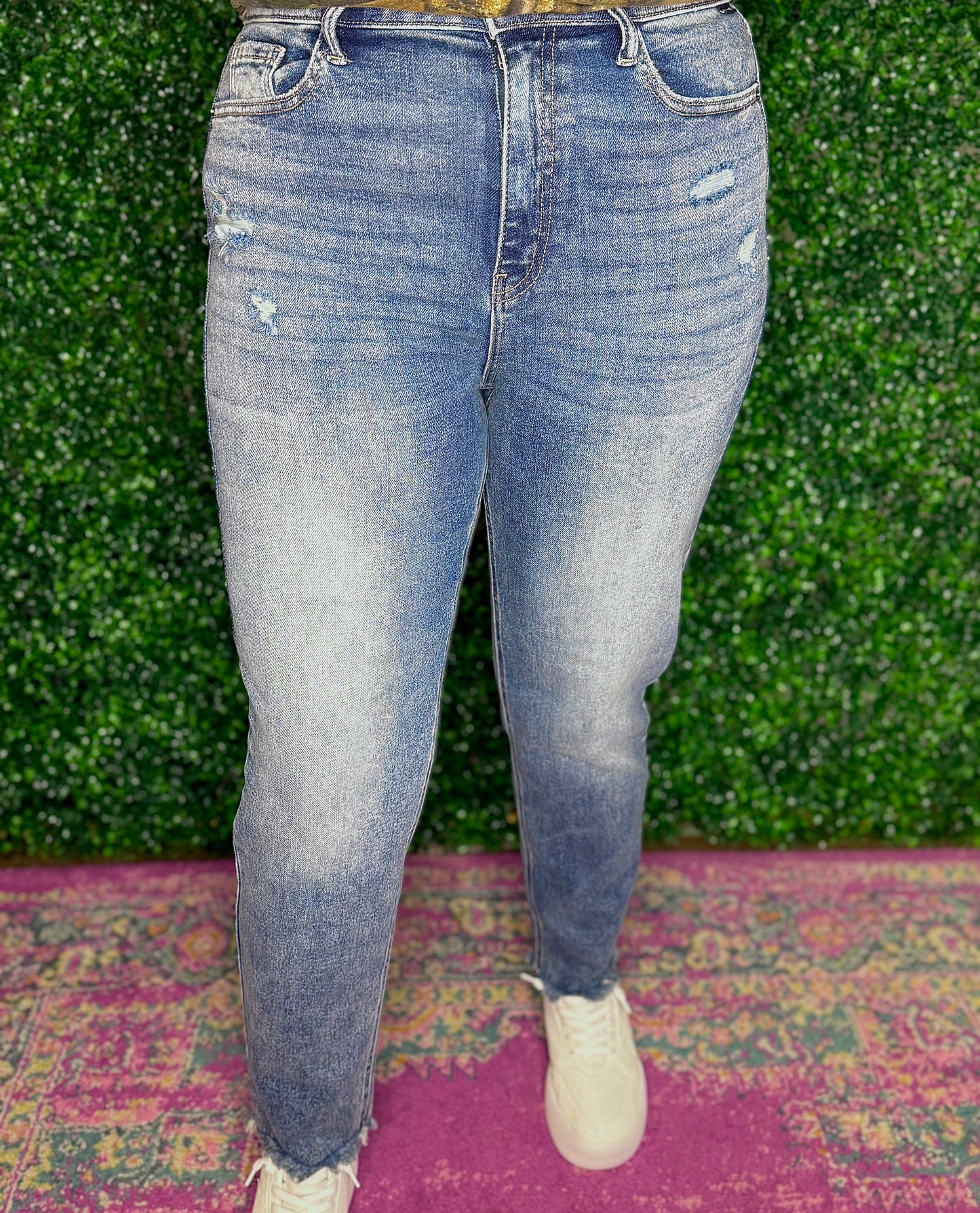 Dark Denim Mom Jean
