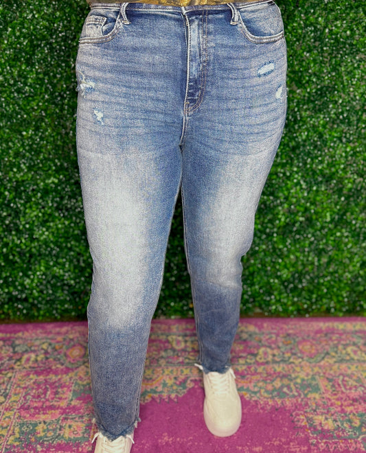 Dark Denim Mom Jean