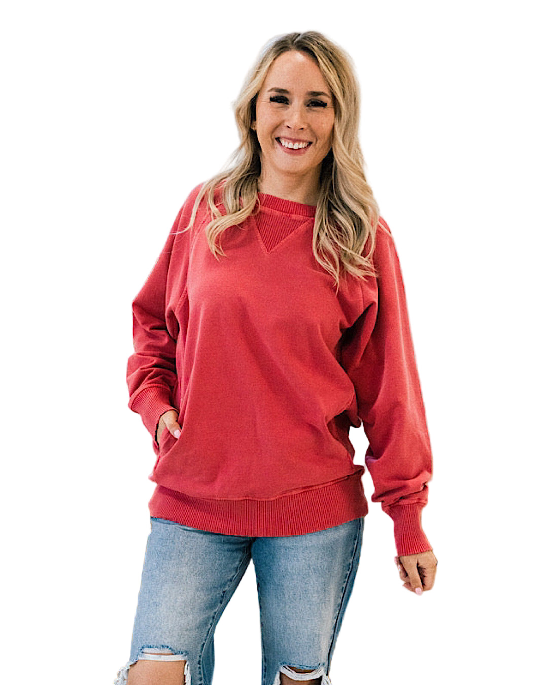 The Afterglow Red Sweatshirt