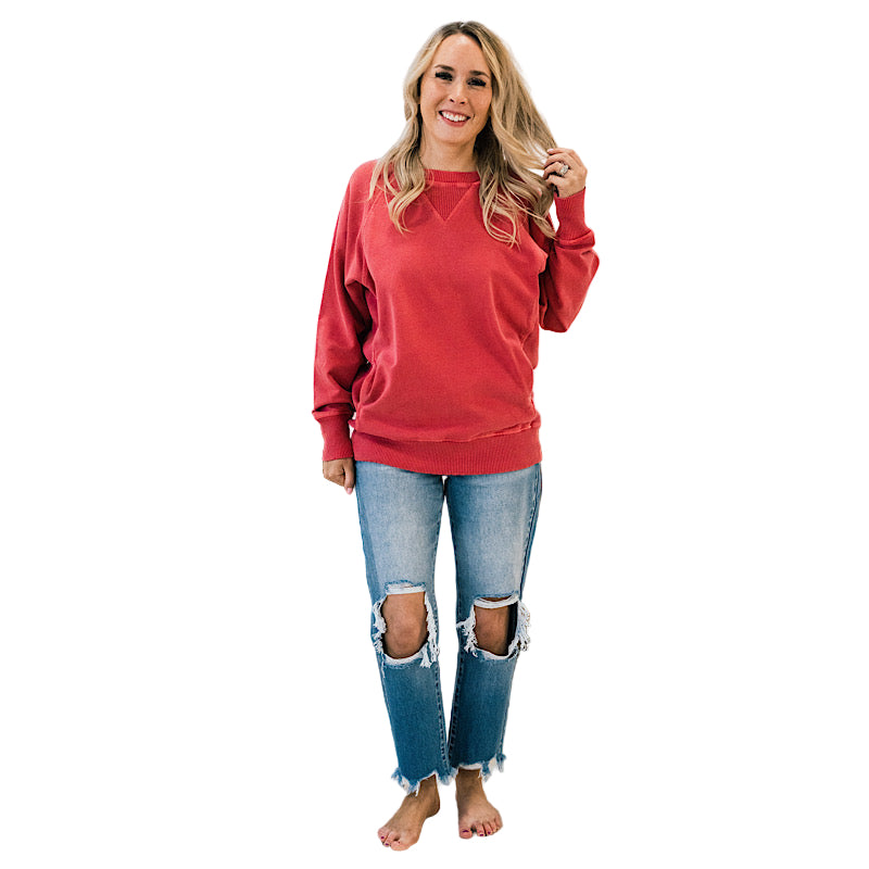 The Afterglow Red Sweatshirt