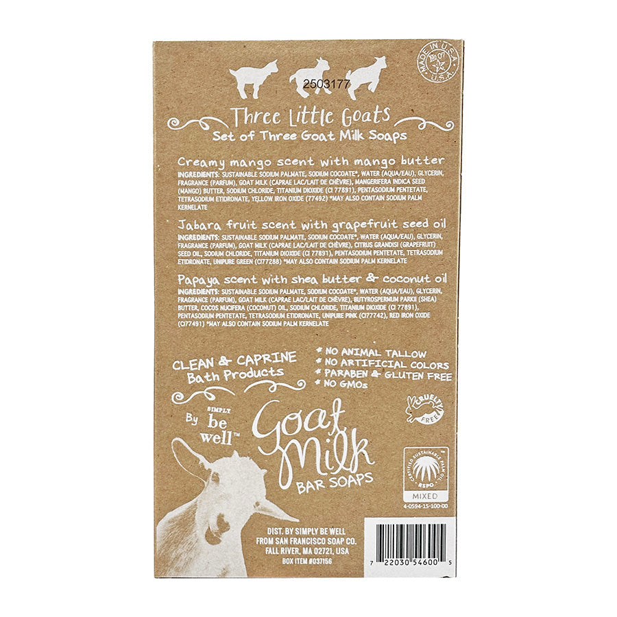 3 Little Goats Soap Bars