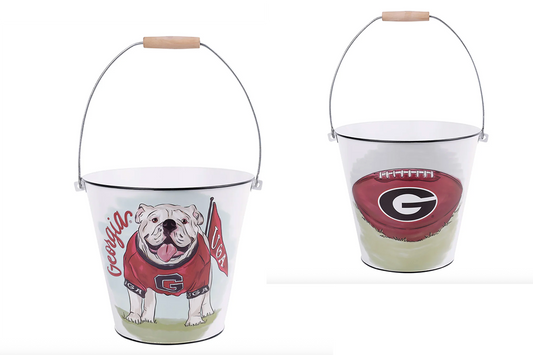 Georgia mascot drink bucket