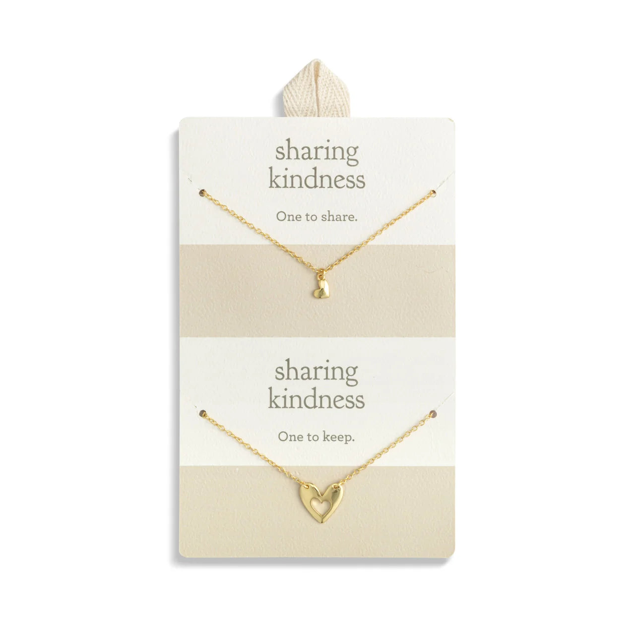 Sharing Kindness Hearts Necklaces
