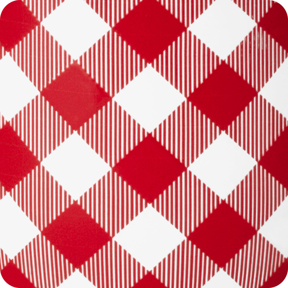 Game day Gingham Red+ Black Mega Mug