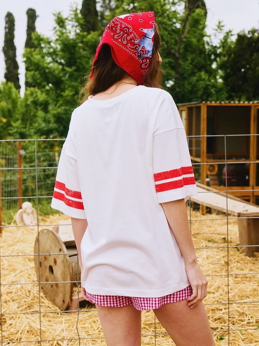 The Retro Dawgs V-Neck Top