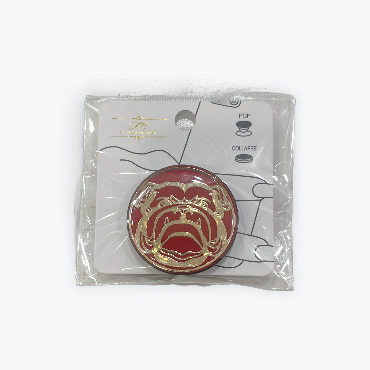 Ga Bulldog pop socket