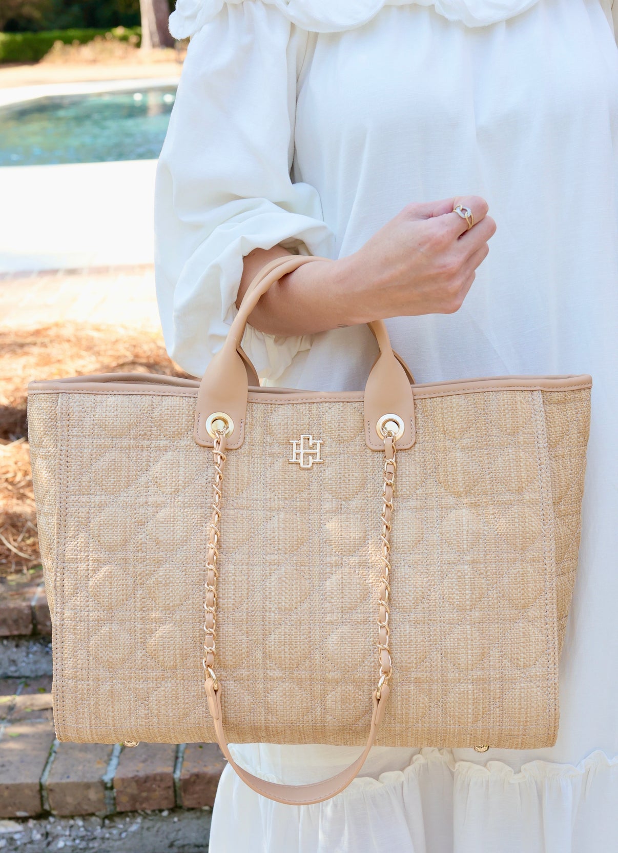 Melissa Quilted Tote Bag