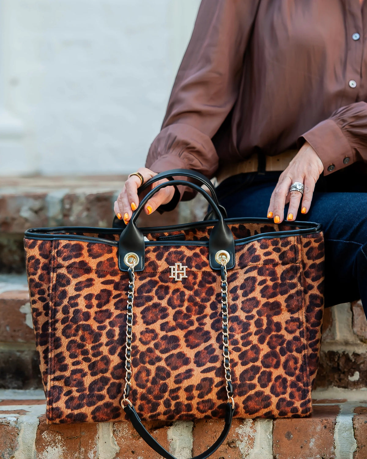 Melissa Spotted Saddle Tote Bag