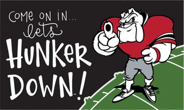 Georgia hunker down door mat
