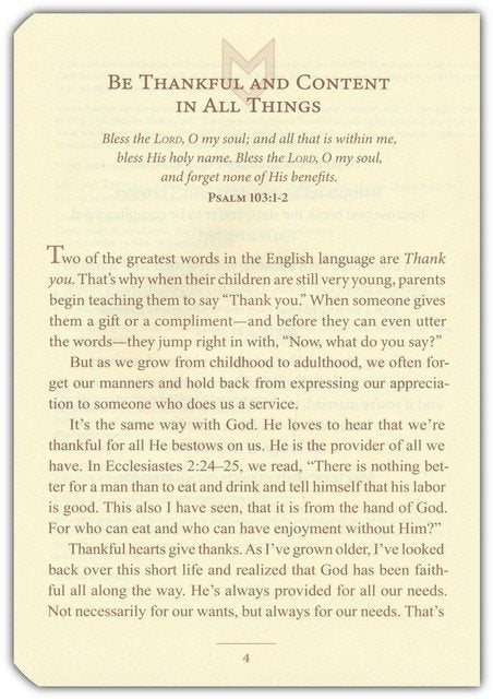 Five minute devotions for men