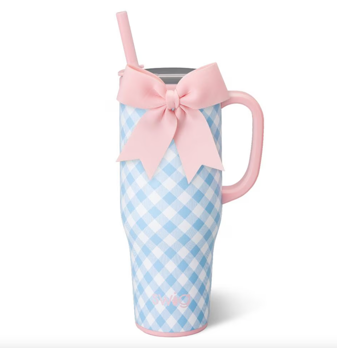 Gingham Mega Mug 30 oz