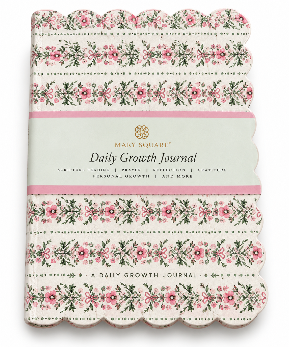 Garden Row Pink Daily Journal