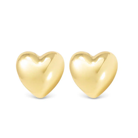 Amanda Blue Heart Studs