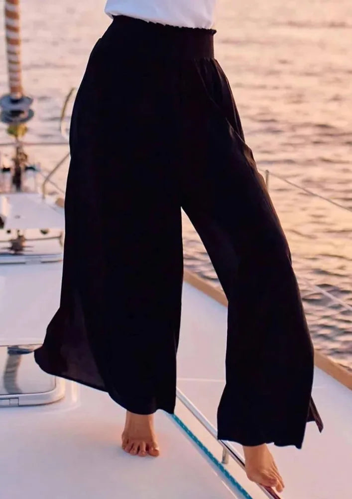 Krista Black flow pants