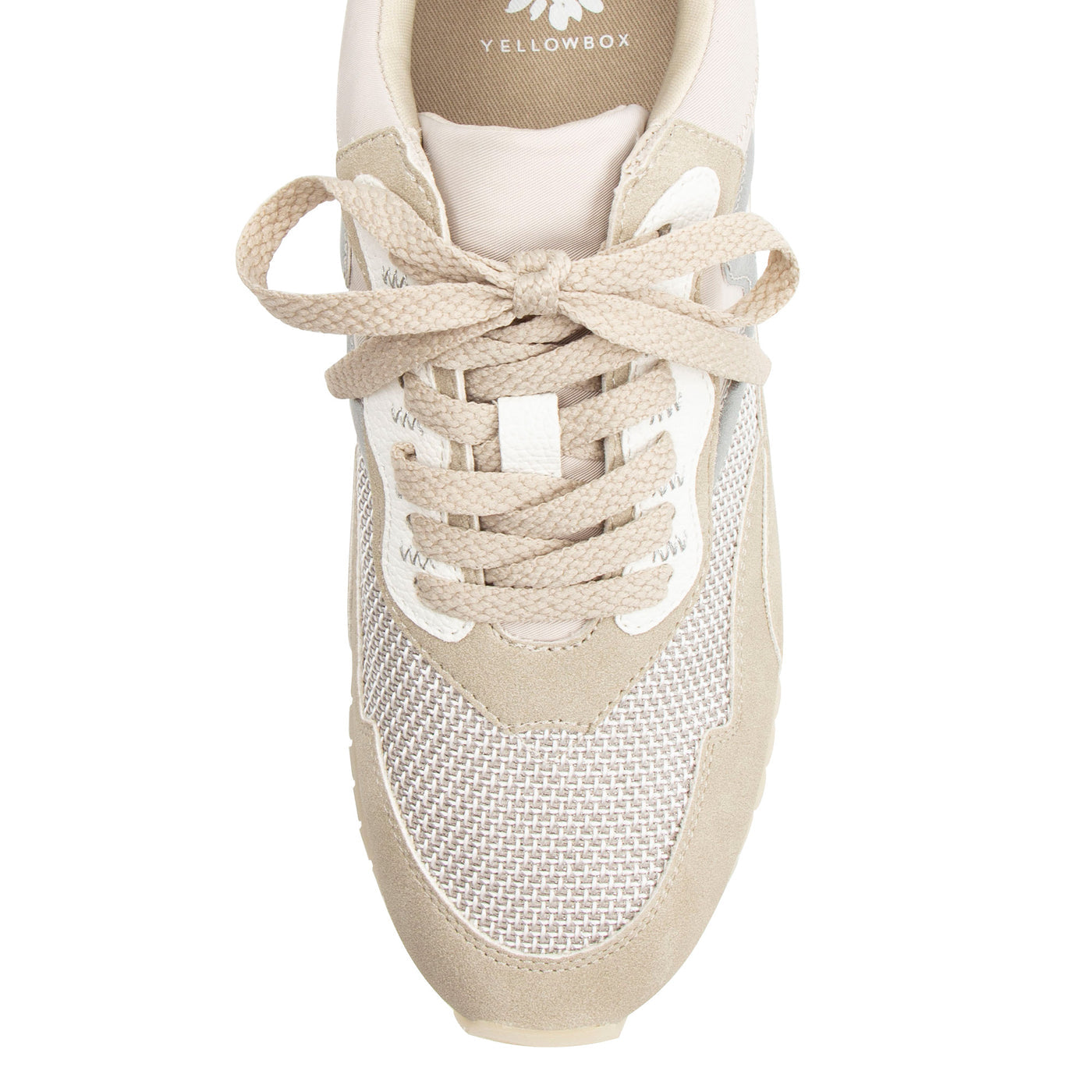 Accent taupe sneakers