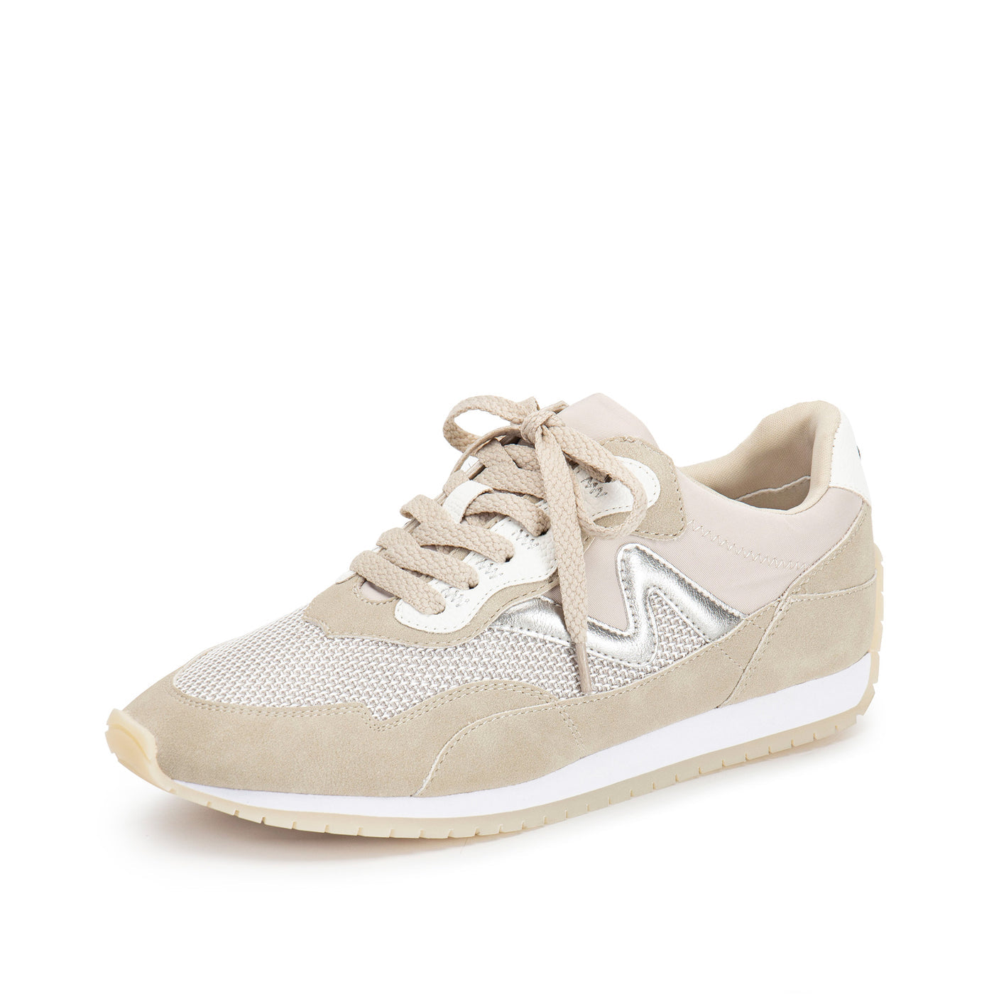 Accent taupe sneakers