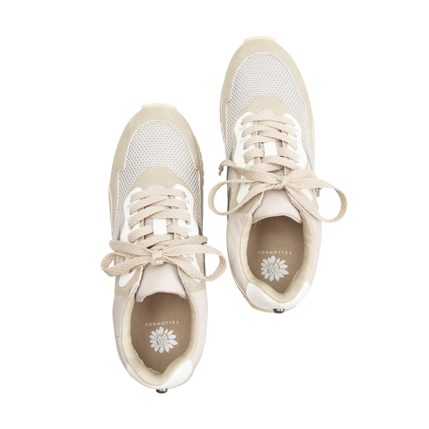 Accent taupe sneakers