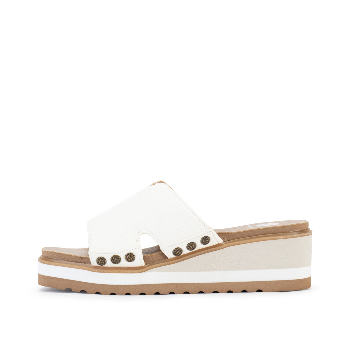 Bone Alameda wedge sandal