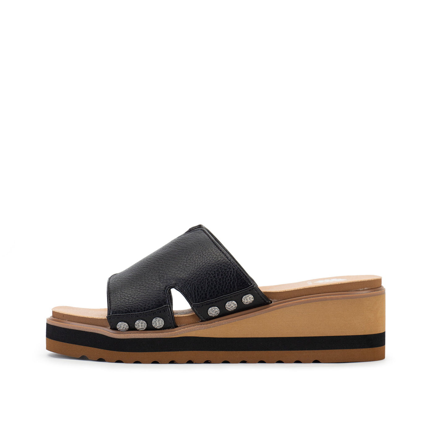 Black Alameda wedge sandals
