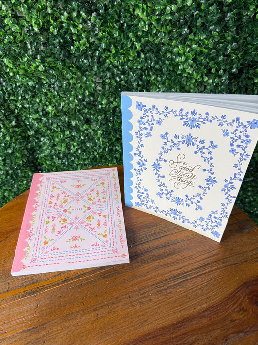 Scalloped Paperback Notebooks