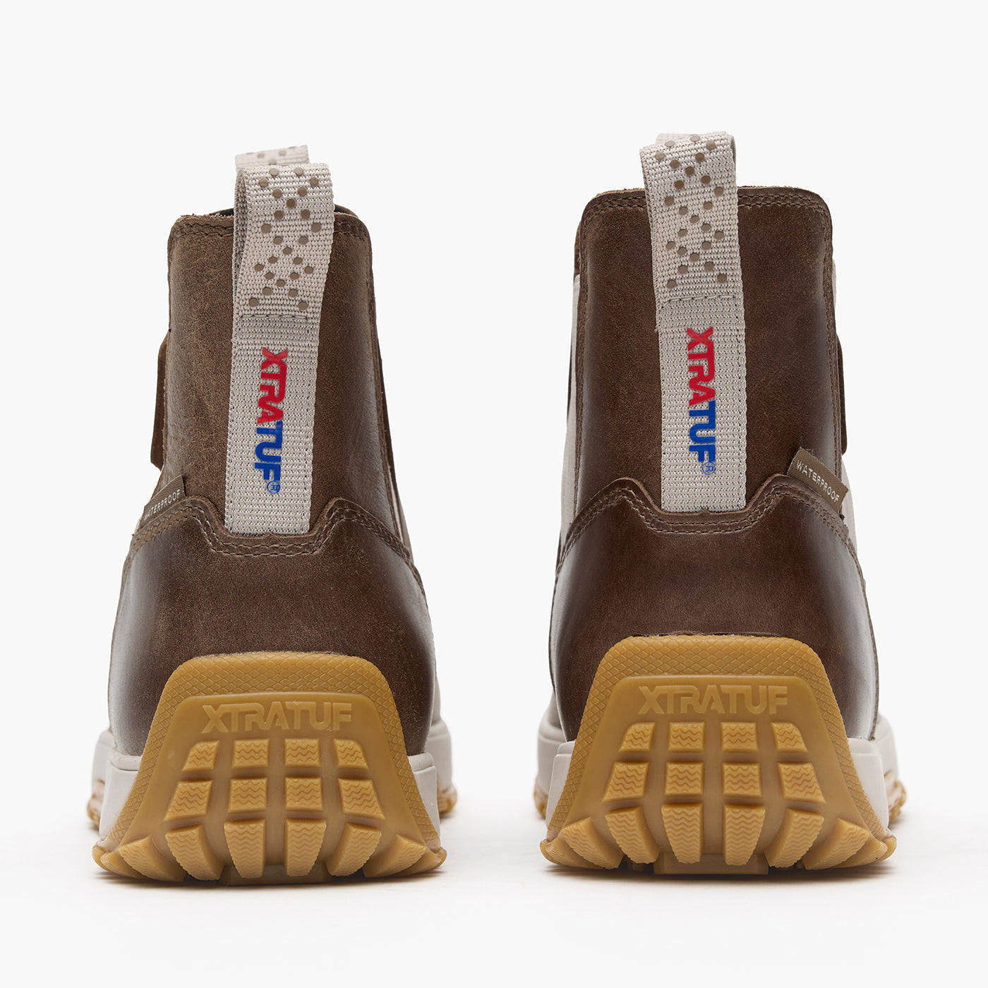Women’s Brown Leather XtraTuf Deck Boots