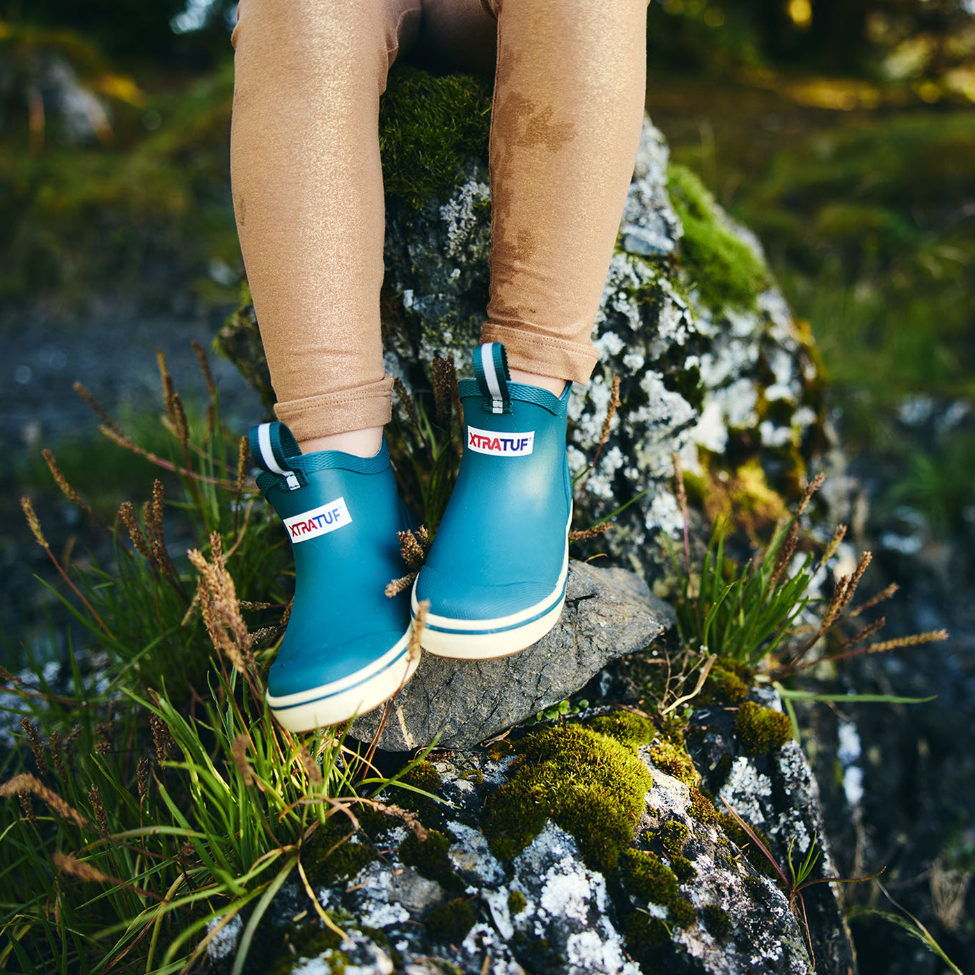 Big Kids Transformative Teal Xtratuf Deck Boots