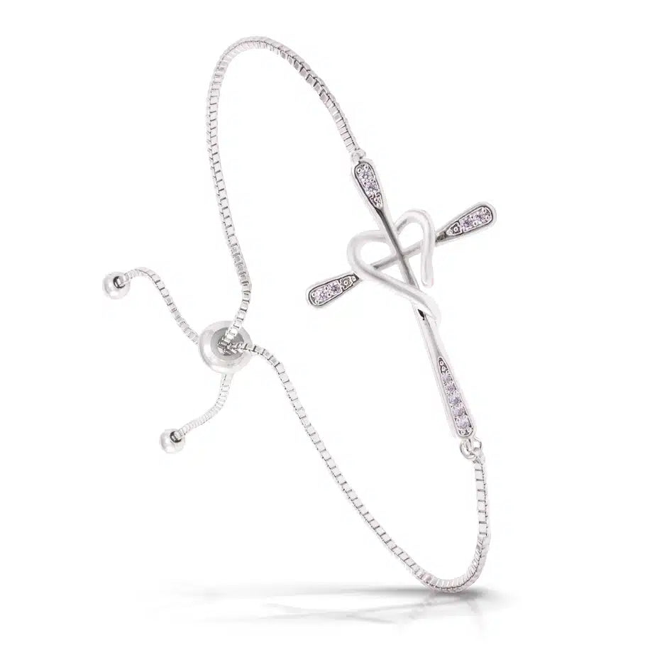 Cross heart bracelet