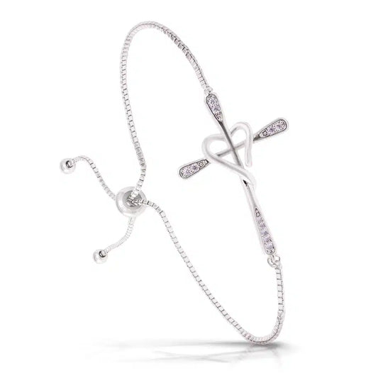 Cross heart bracelet