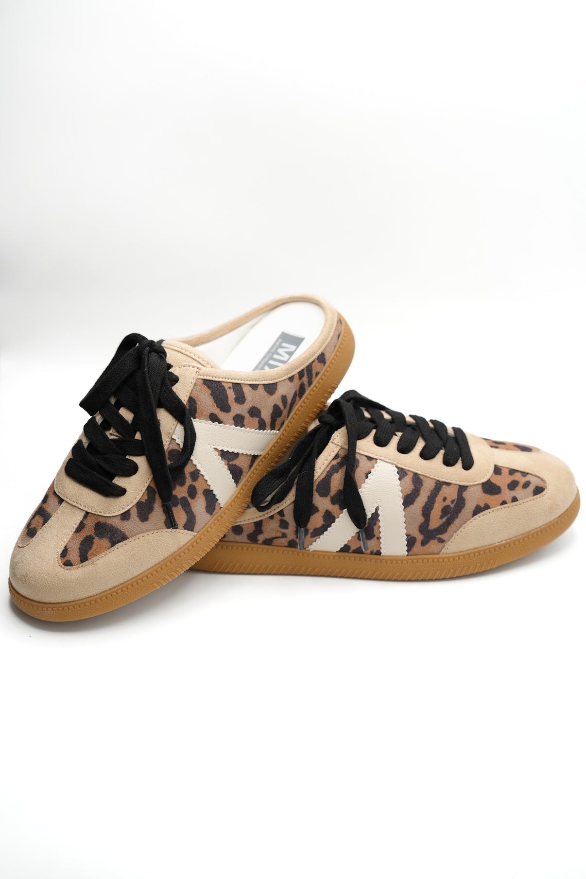 Mia Leopard slip on sneakers