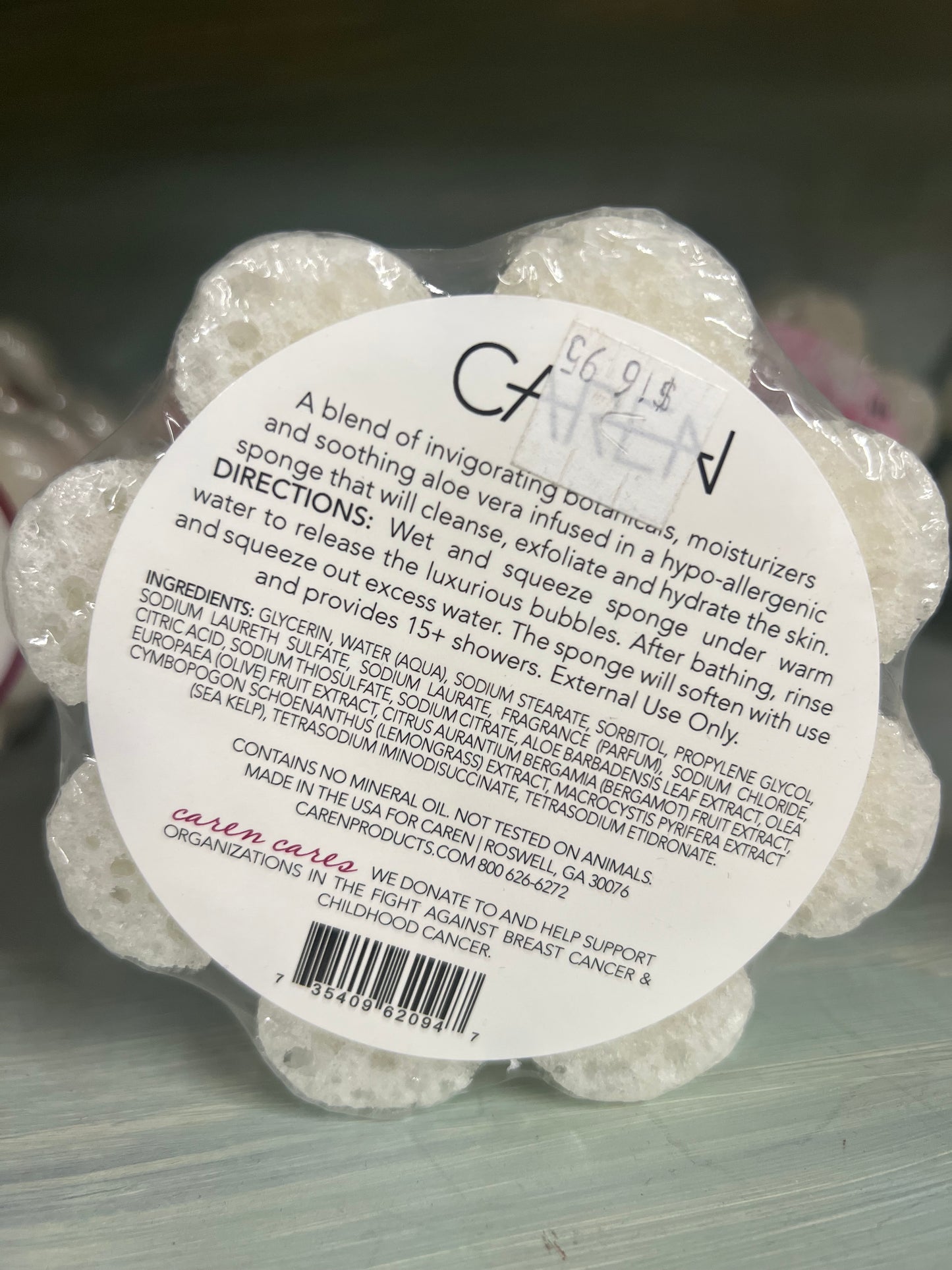 Be a Stiletto soap in a sponge