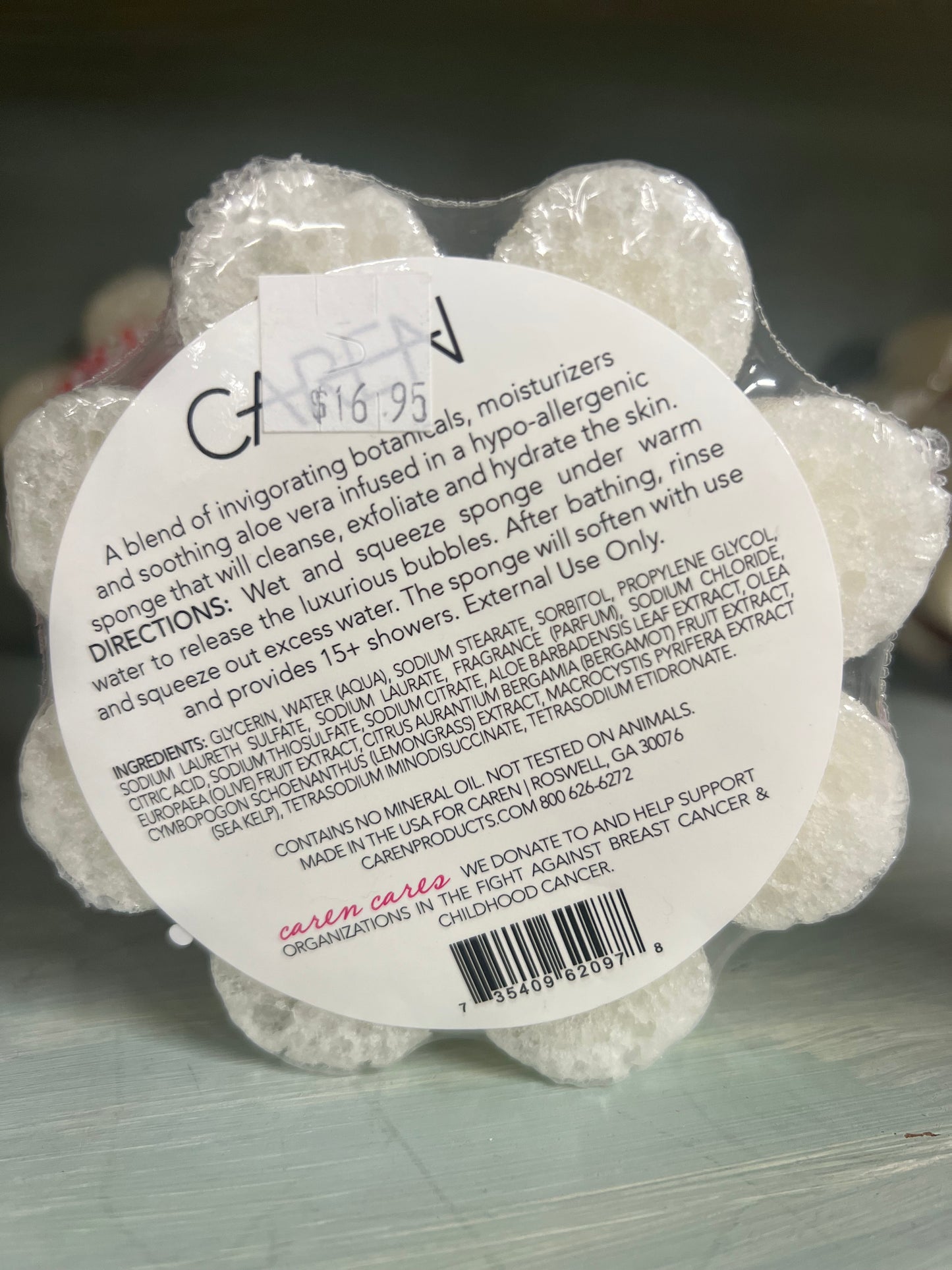 Bad and boujee soap in a sponge