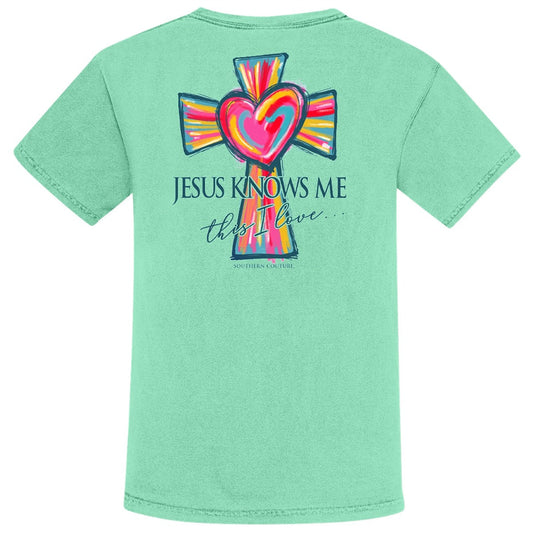 Southern Couture rainbow cross