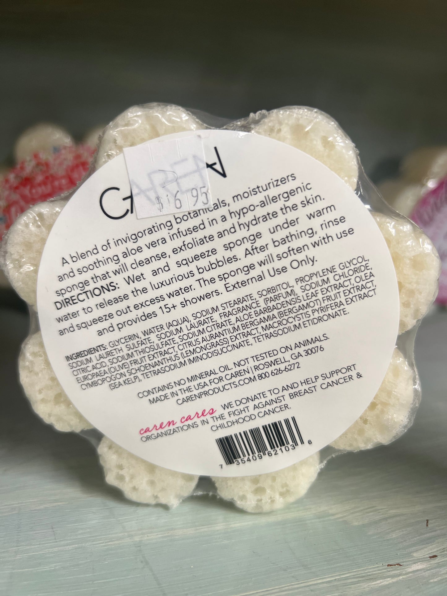 Kindness soap in a sponge