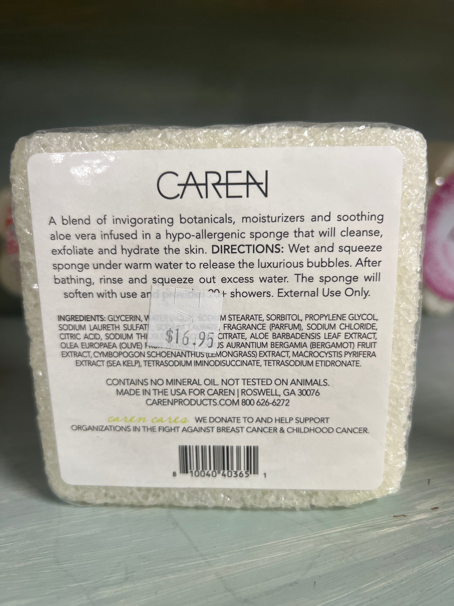 Teacher soap in a sponge