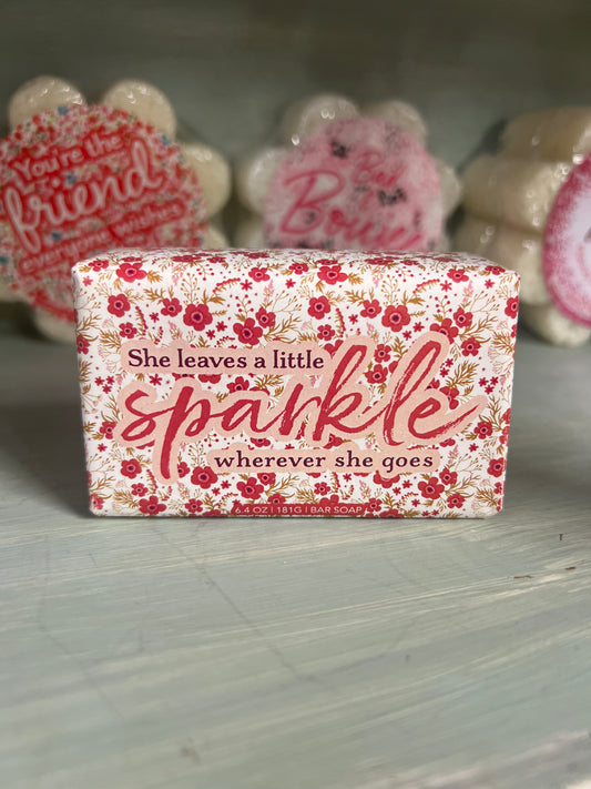 Sparkle bar soap by Caren