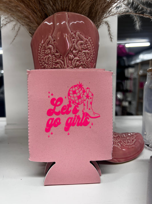 Let’s go girls regular Koozie