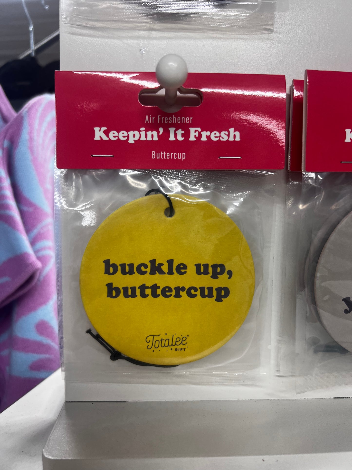 Keeping it fresh smiley face air freshener