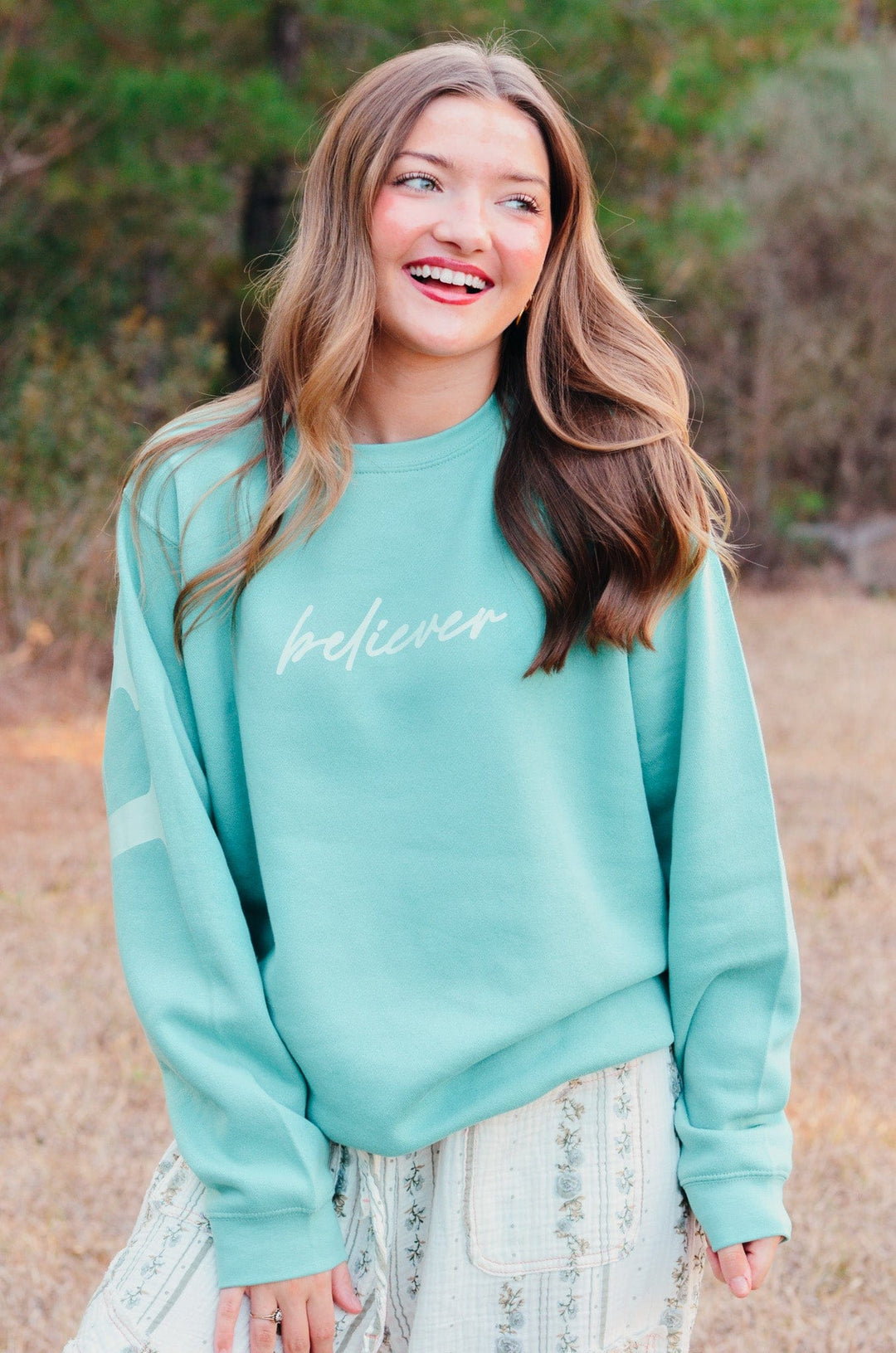 The Faith Teal - Sweatshirt