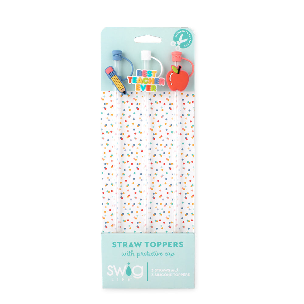 Swig straw toppers