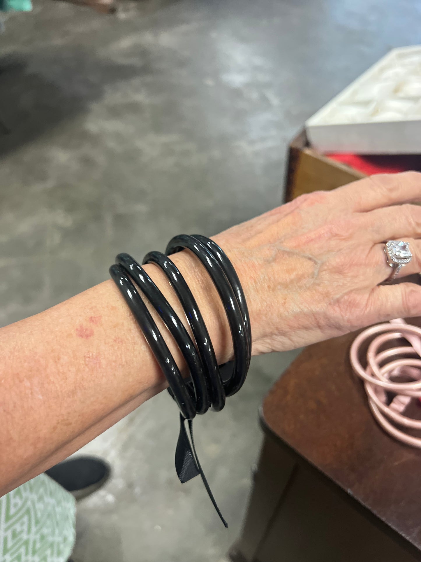 Black Jelly Bangles