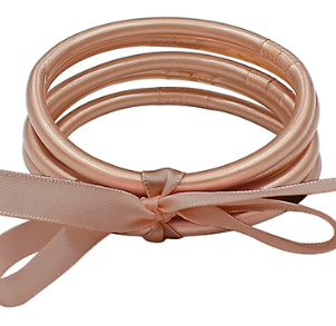 Rose Gold Jelly Bangles