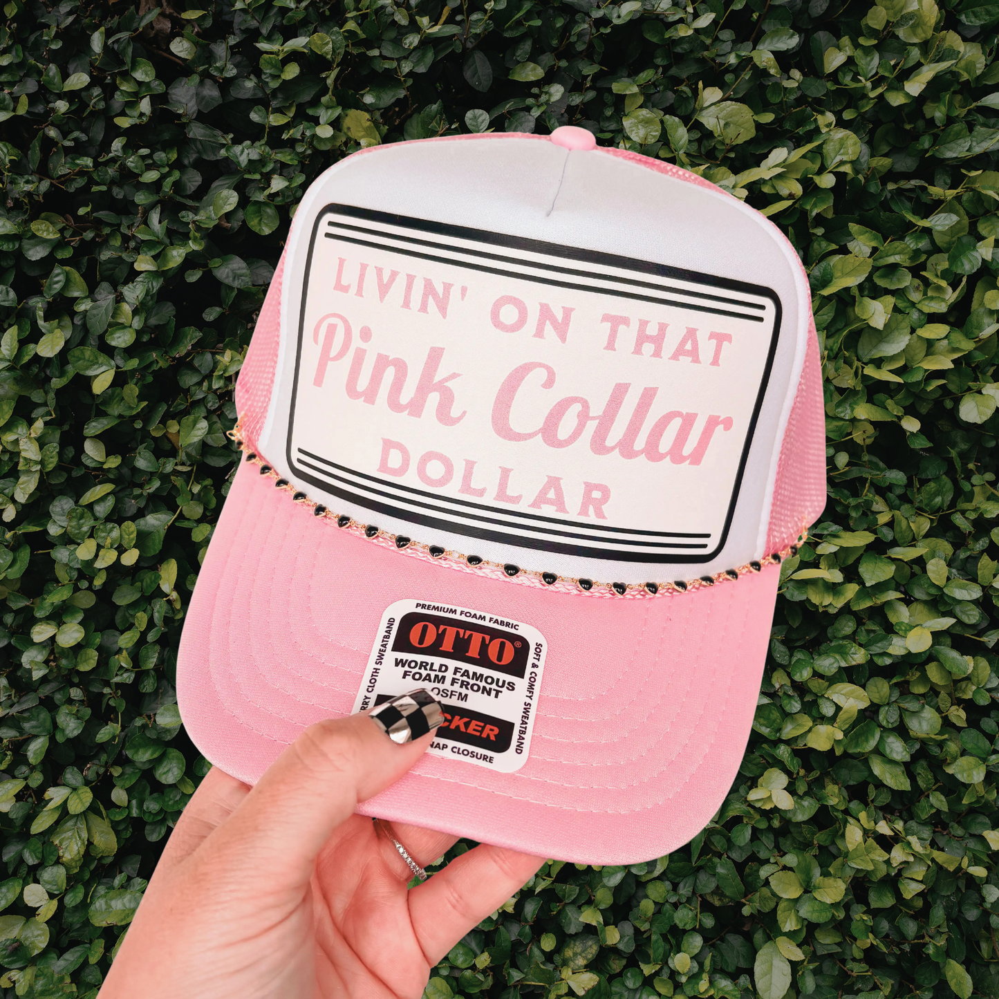 Livin’ on that Pink Collar Dollar Hat